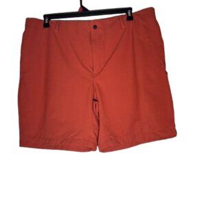 The North Face Men's Flat Front Shorts in Red/Orange Shorts Size 40